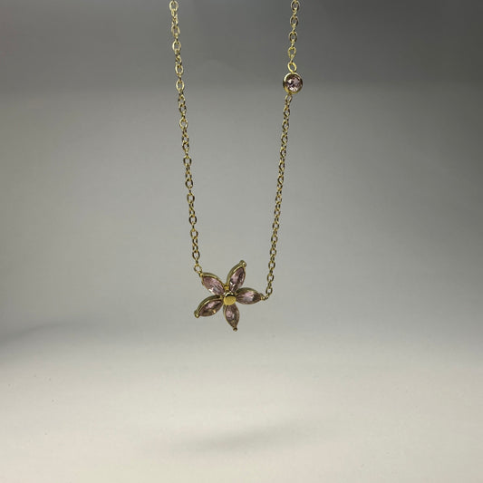 Aris Blush Bloom Necklace