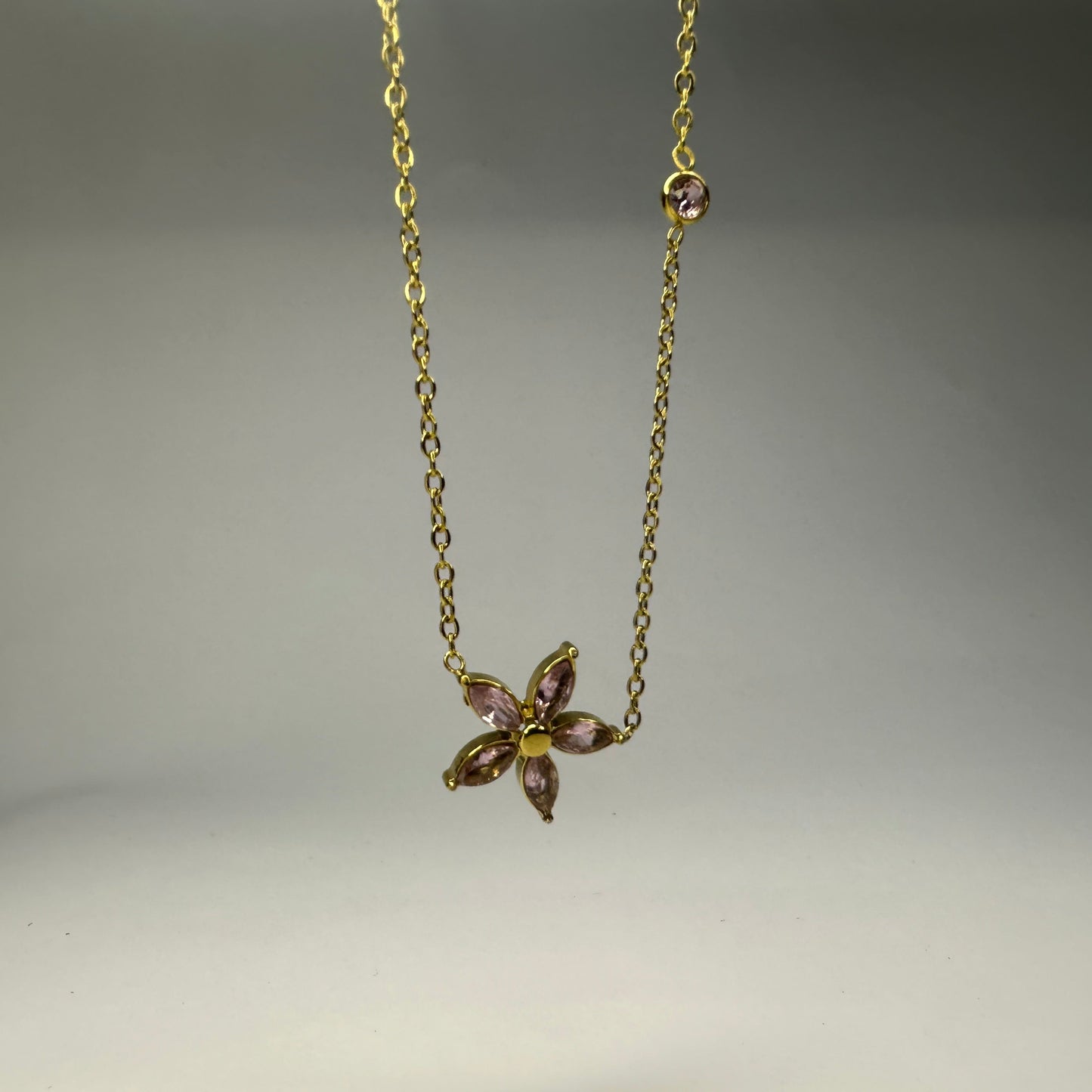 Aris Blush Bloom Necklace