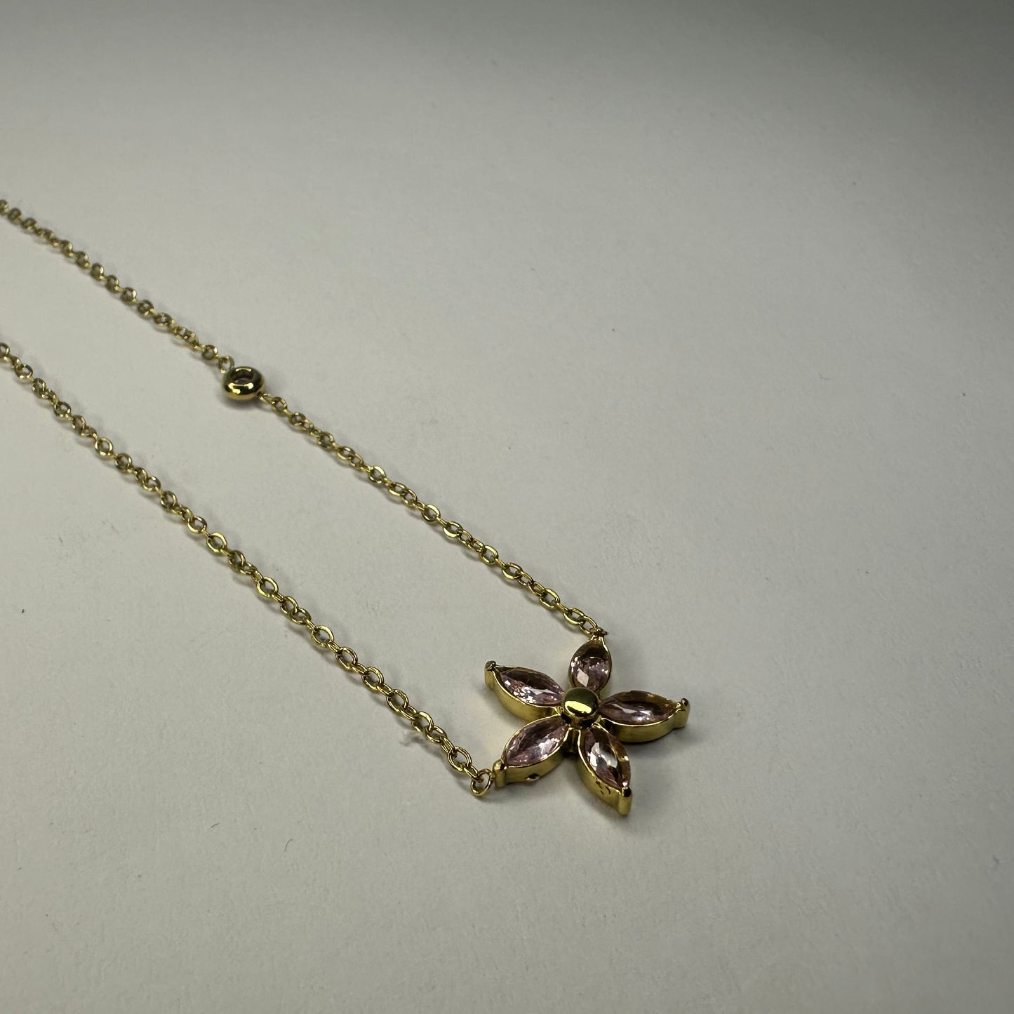 Aris Blush Bloom Necklace