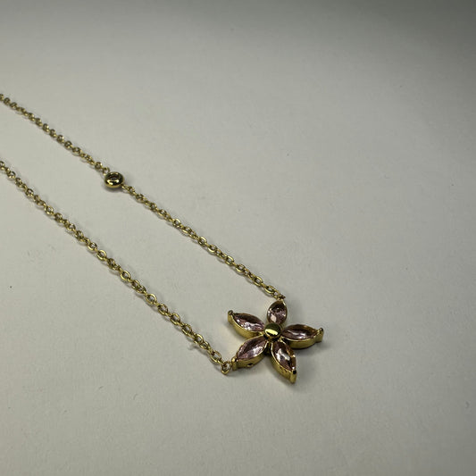 Aris Blush Bloom Necklace