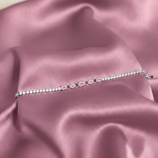 Aris "Petal" Diamond & Pink Sapphire Bracelet